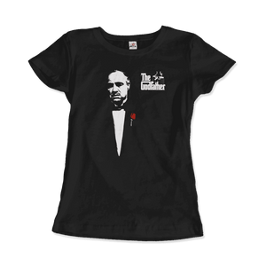 The Godfather 1972 movie Don Corleone T-shirt featuring artwork of Al Pacino from the cult classic film.