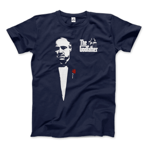 The Godfather 1972 movie Don Corleone T-shirt featuring artwork of Al Pacino from the classic cult film.