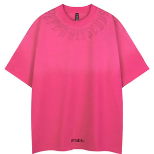 Black Luxenk "Befearless" T-shirt from Trendsi featuring a casual fit and bold graphic design.