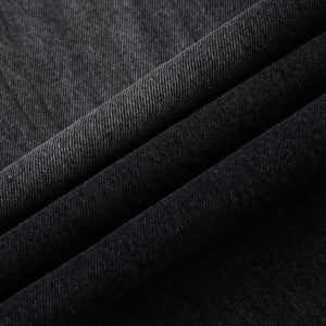 Black Luxenk Vintage Wide Leg Jeans by Trendsi, featuring a relaxed fit and classic denim style.
