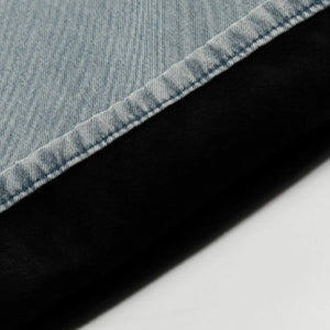 Blue Luxenk Wide Leg Jeans by Trendsi, showing relaxed fit and high waist design on a model.