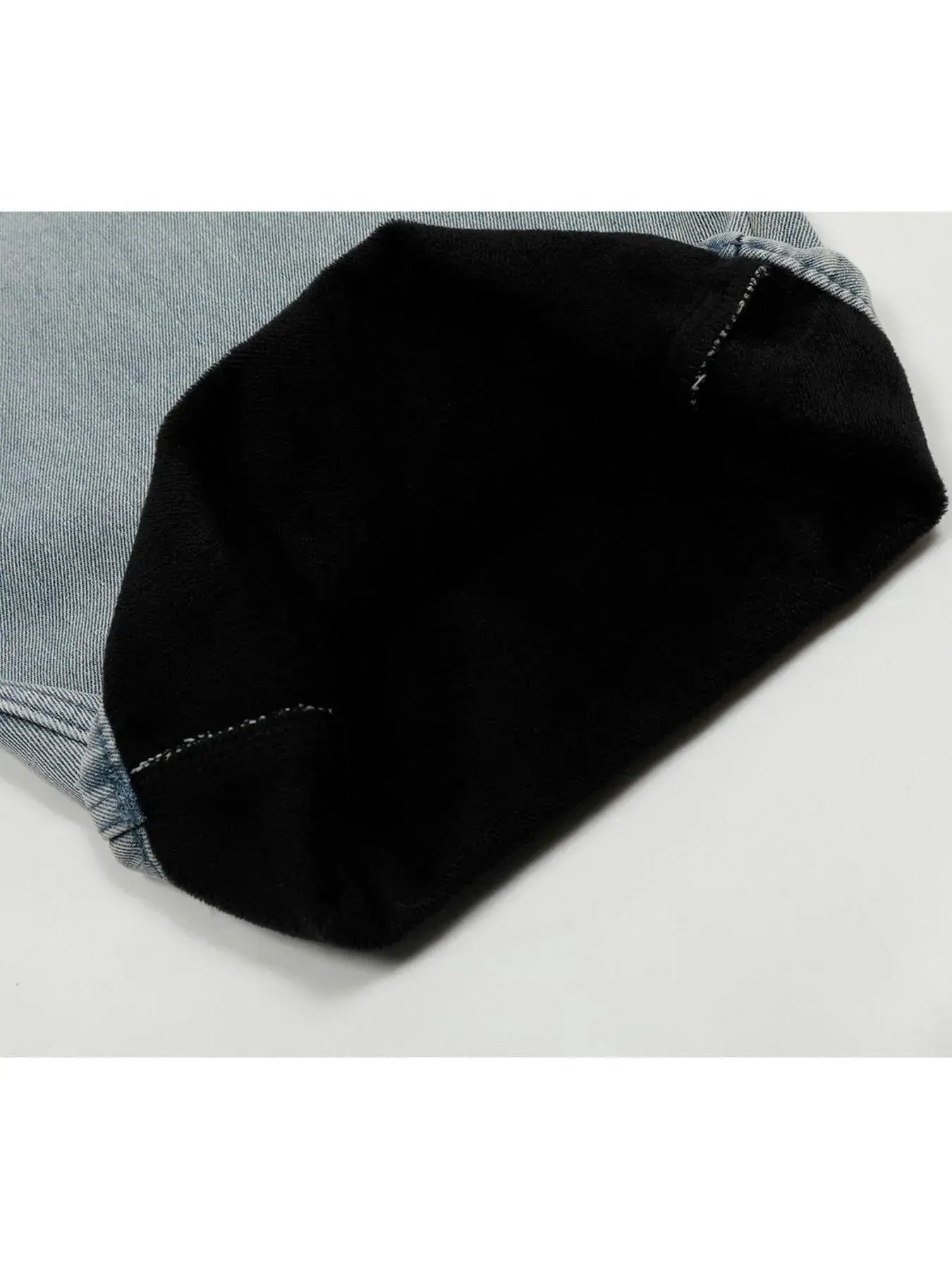 Blue LUXENK Wide Leg Jeans by Trendsi, showcasing high-waisted fit, relaxed wide leg style, and denim fabric.
