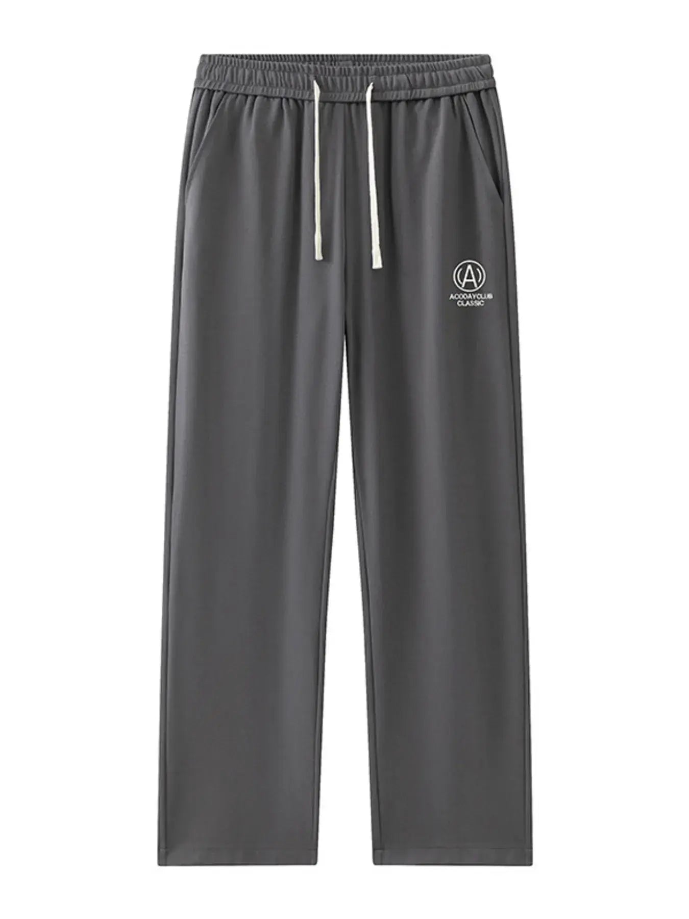Caramel-colored LUXENK© Drawstring Sweatpants by Trendsi, featuring a relaxed fit and adjustable waistband for comfortable wear.