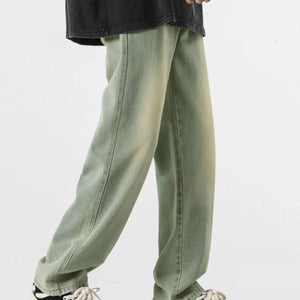 Light blue Luxenk Relaxed Fit Jeans from Trendsi, showing a casual fit with front pockets and classic denim texture.